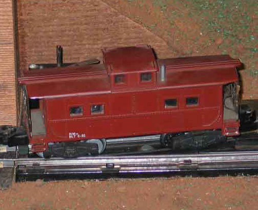 S AMERICAN FLYER METAL CHASSIS FOR ILLUMINATED CABOOSE 