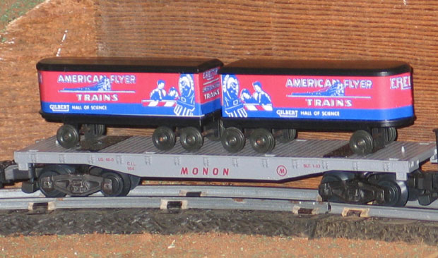 Axle & 2 WHEELS for TOOTSIETOY CAR for American Flyer S Gauge UNLOADING CAR 